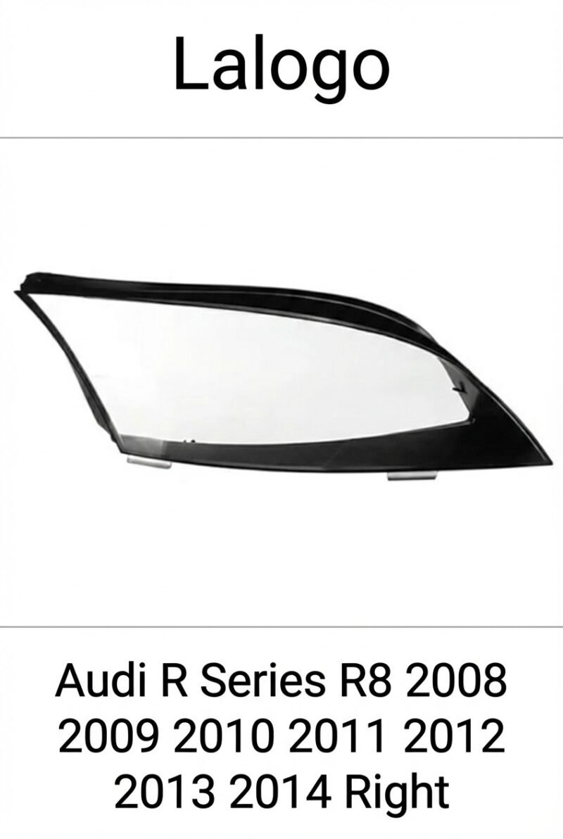 Vitre de phare avant Audi R8 2008-2023 – Droite (côté passager)