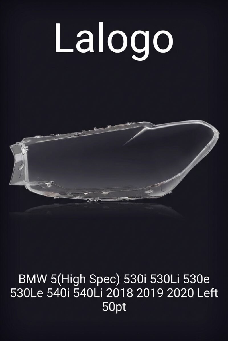 Vitre de phare avant BMW Série 5 version haute (phares LED/xénon) 2018-2020 – Gauche (côté conducteur)