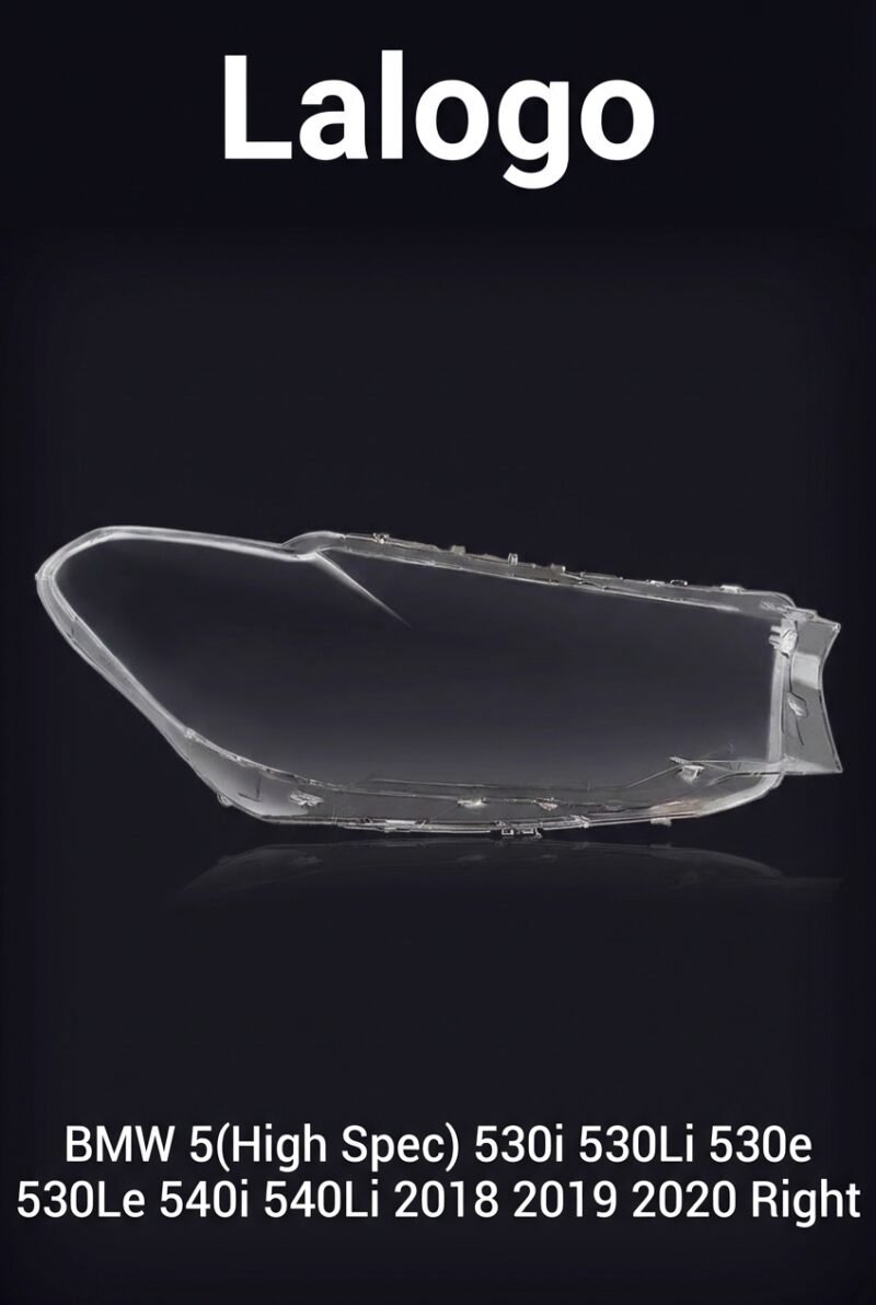 Vitre de phare avant BMW Série 5 version haute (phares LED/xénon) 2018-2020 – Droite (côté passager)