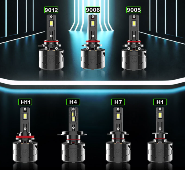Ampoule LED de phare H4 (croisement/route) 150 W 11000 lumens 2