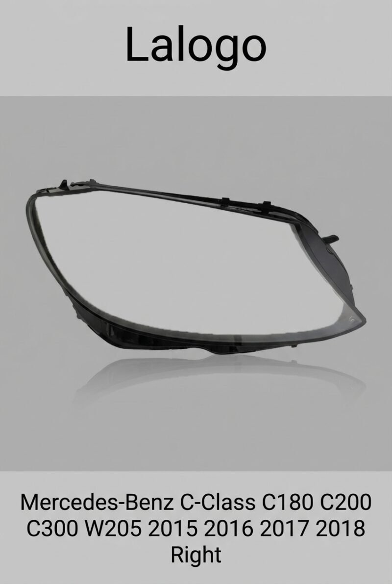 Vitre de phare avant Mercedes-Benz Classe C W205 C180 C200 C300 2015-2018 – Droite (côté passager)