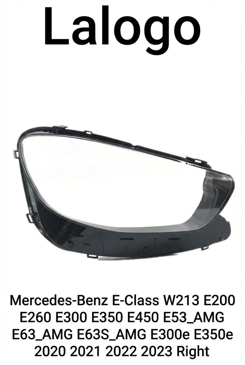 Vitre de phare avant Mercedes-Benz Classe E W213 2021-2023 – Droite (côté passager)